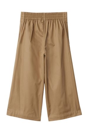 Pantaloni beige in cotone BURBERRY KIDS | 8078341A7026